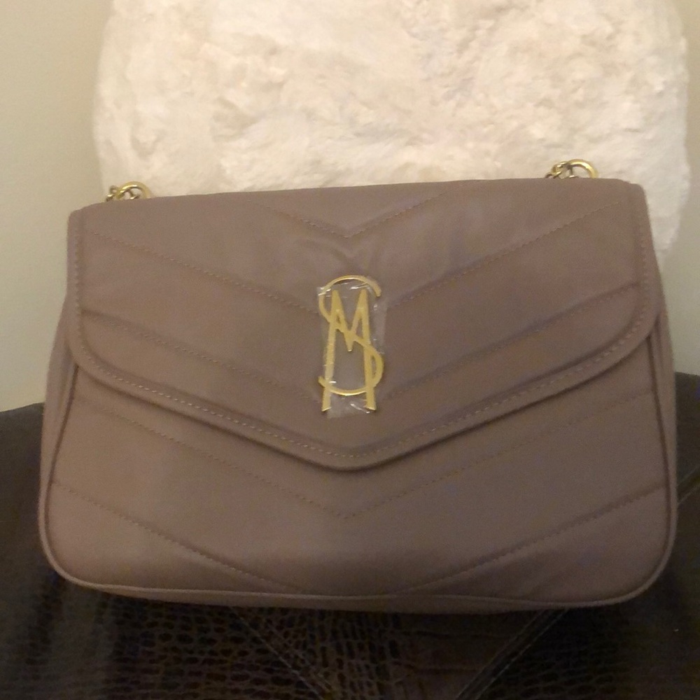 Brand new tan& gold Steve Madden bag